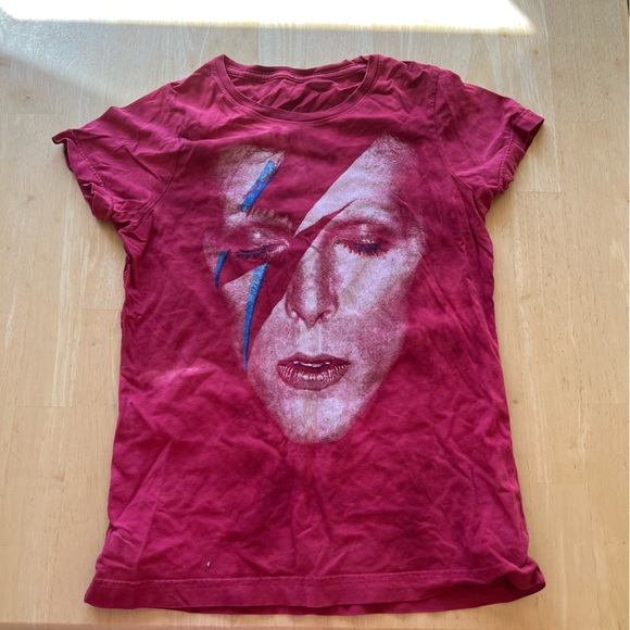 Tie dye David Bowie Aladdin Sane t-shirt - Picture 1 of 4